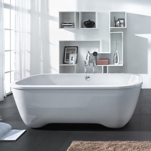 freistehende Badewanne / aus Acryl / doppelt / von Andrée Putman