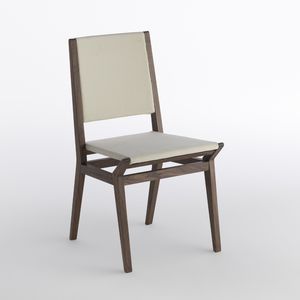 moderner Stuhl / Polster / Massivholz