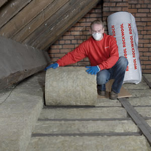 Schallisolierung - ROCKFLOOR® - ROCKWOOL - Steinwolle / steife Platten /  für Boden