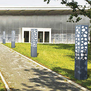 Garten-Leuchtpoller / modern / Metall / LED