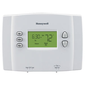 programmierbares Thermostat / wandmontiert / für Heizungen / mit Digitalanzeige