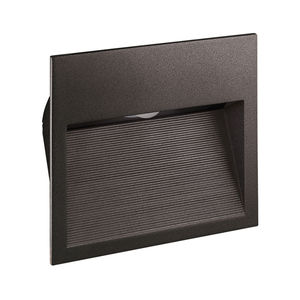 Leuchte für Wandeinbau / LED / rechteckig / Außenbereich