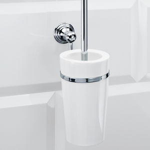 Toilettenbürste aus verchromtem Messing