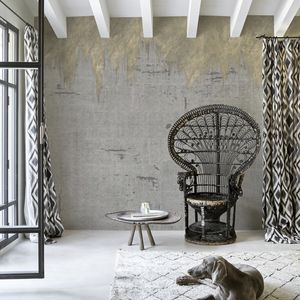 moderne Tapete / Vlies / Abstraktes Motiv / Stoffoptik