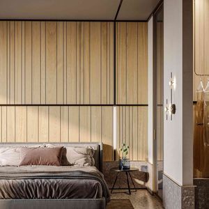 Holz-Verblendplatte 1