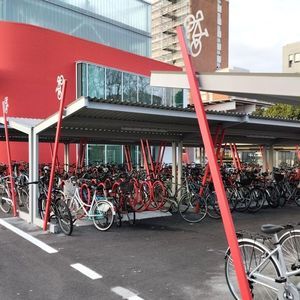 gesicherter Fahrradunterstand 1
