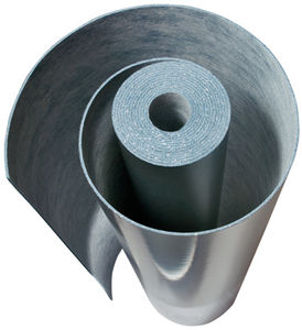 Elastische Trittschalldämmung / in Rollenform / Polyurethan / Dampfsperren