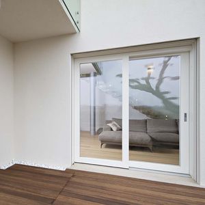 Schiebe-Kipp-Glaswand / Holz / Doppelverglasung / 3-Fach-Verglasung