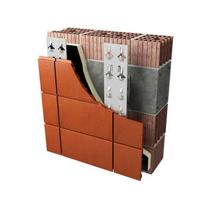 Aluminium-Befestigungssystem / für hinterlüftete Fassade / Außen