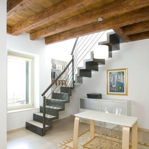 viertelgewendelte Treppe