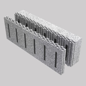 Schalungsstein aus expandiertem Polystyrol EPS / für Wände / dämmend