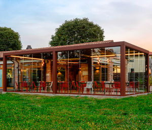 selbsttragende Pergola