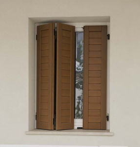 faltbare fensterläden / Holz / für Fenster / Tür
