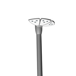 moderner Leuchtpoller / Metall / LED