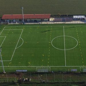 Synthetik-Rasen / in Rollenform / für Sportplätze