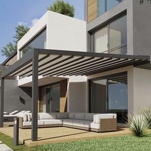 angebaute Pergola