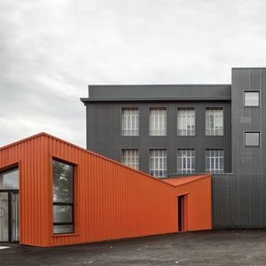 Mineralwolle-Fassade