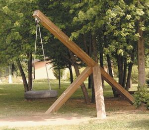 Stahlschaukel