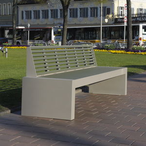 moderne Parkbank