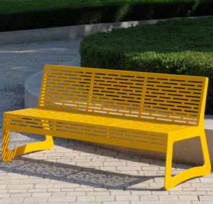 moderne Parkbank