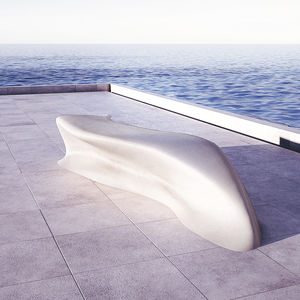 Parkbank / originelles Design / aus Verbundwerkstoff