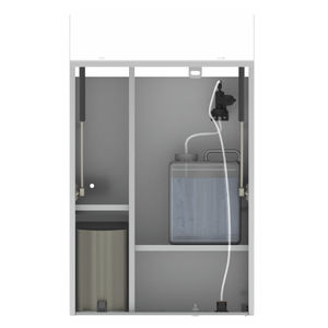 Badezimmer-Schrank / mit Seifenspender