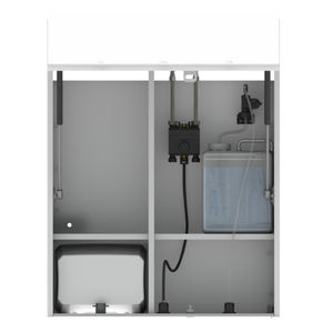 Badezimmerschrank mit Spiegel / mit Seifenspender 1