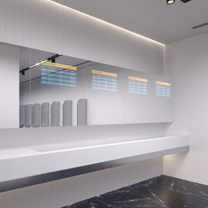 Badezimmer-Schrank / mit Seifenspender