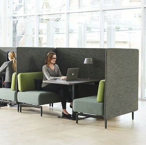 modulare Polsterbank / modern / Stoff / Leder