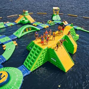 Aufblasbares Spielmodul für öffentliches Schwimmbad