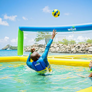 Aufblasbares Spielmodul für öffentliches Schwimmbad