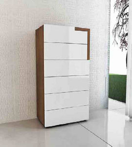 moderner Chiffonnier / Holz / weiß