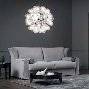Bettsofa / klassisch / Stoff / 2 Plätze