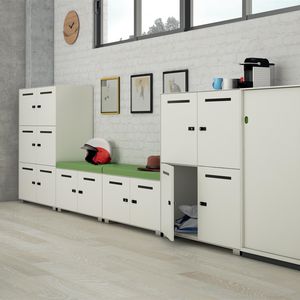 Stahl-Garderobenschrank