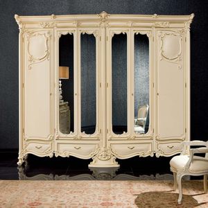 Stil-Kleiderschrank / Holz / Schwingtüren / für Hotels
