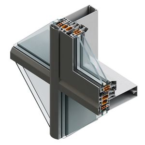 Vorhangfassade / freitragende Struktur