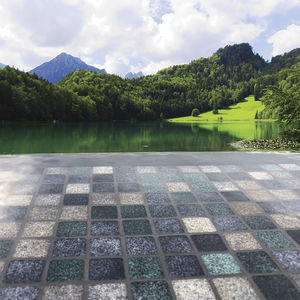 Glasmosaikfliese