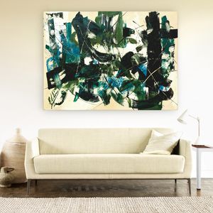 modernes Sofa / Stoff / Leder / Objektmöbel