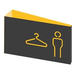 Orientations-Schild