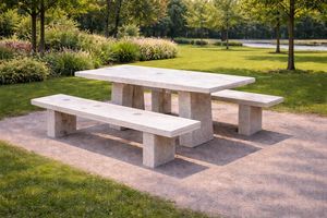 moderner Picknicktisch