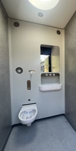automatische öffentliche Toilette