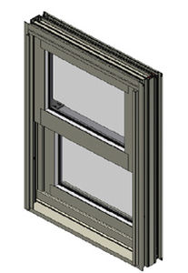 Schlagmesser-Fenster / Stahl / Sturmsicherer / mit Wärmedämmung