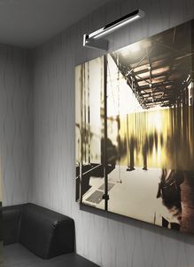 moderne Bilderleuchte / Messing / LED / linear
