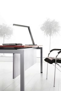 Bürolampe / modern / Glas / Messing