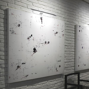 moderne Bilderleuchte / Aluminium / LED / linear