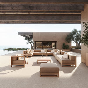 Lounge-Gartenmöbel / minimalistisches Design