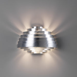 moderne Wandleuchte / Außenbereich / gestrichenes Metall / LED
