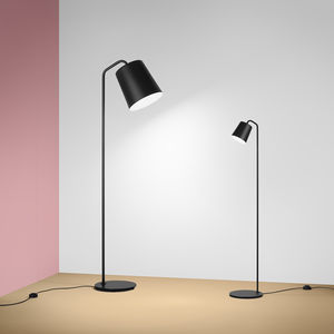 Stehleuchte / modern / Stahl / aus lackiertem Stahl