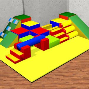 Schaumstoff-Motorikparcours / Schaumstoff 1
