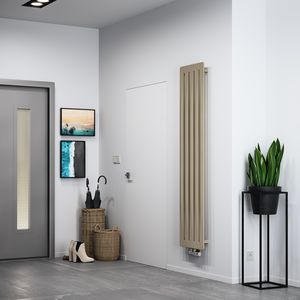 Heißwasser-Heizkörper / Stahl / modern / wandmontiert